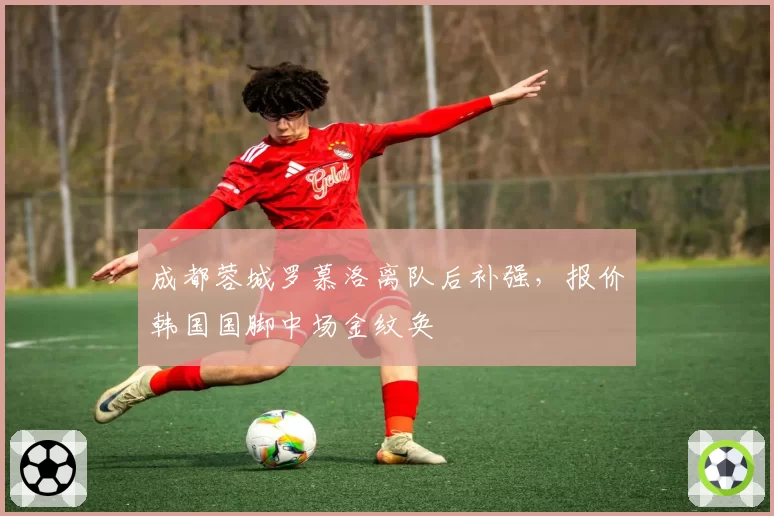 成都蓉城罗慕洛离队后补强，报价韩国国脚中场金纹奂